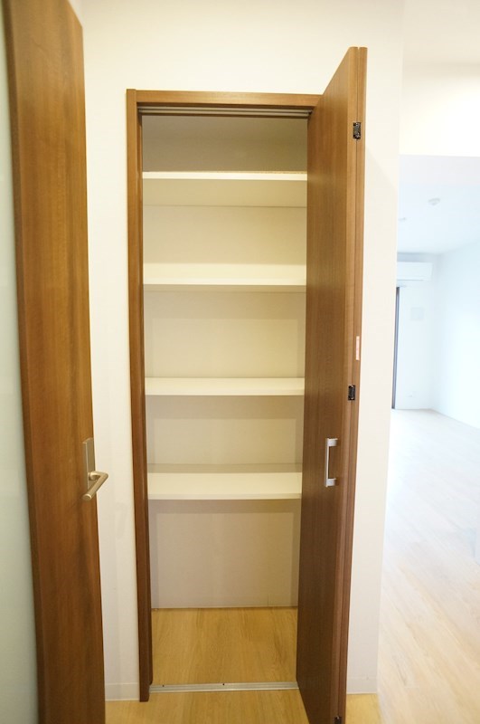 収納スペースも充分ですね