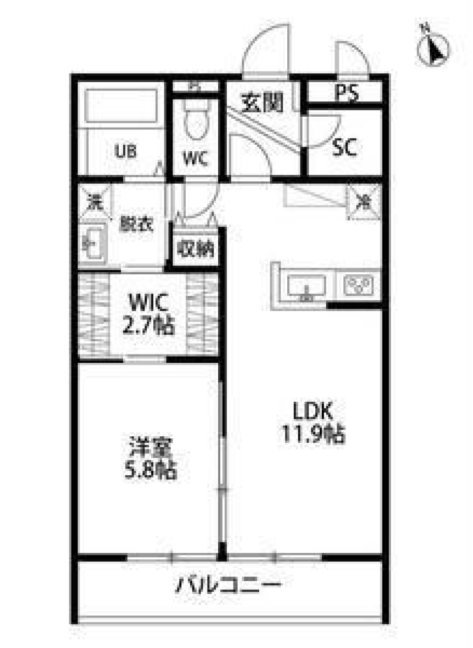 「おはよう」でカーテンが開く！の間取り図