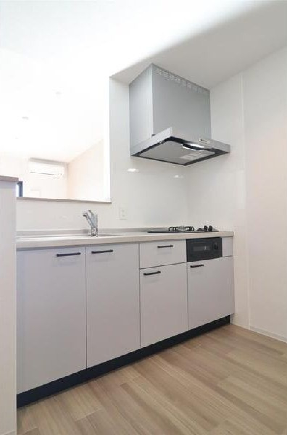 キッチンは対面式の2口ガスコンロ