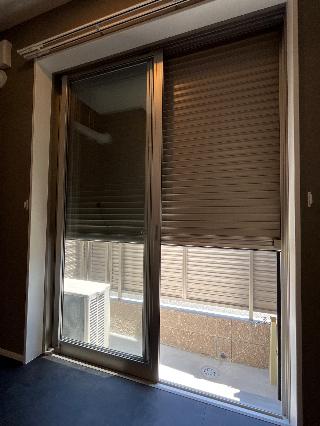 シャッター付きで安心です