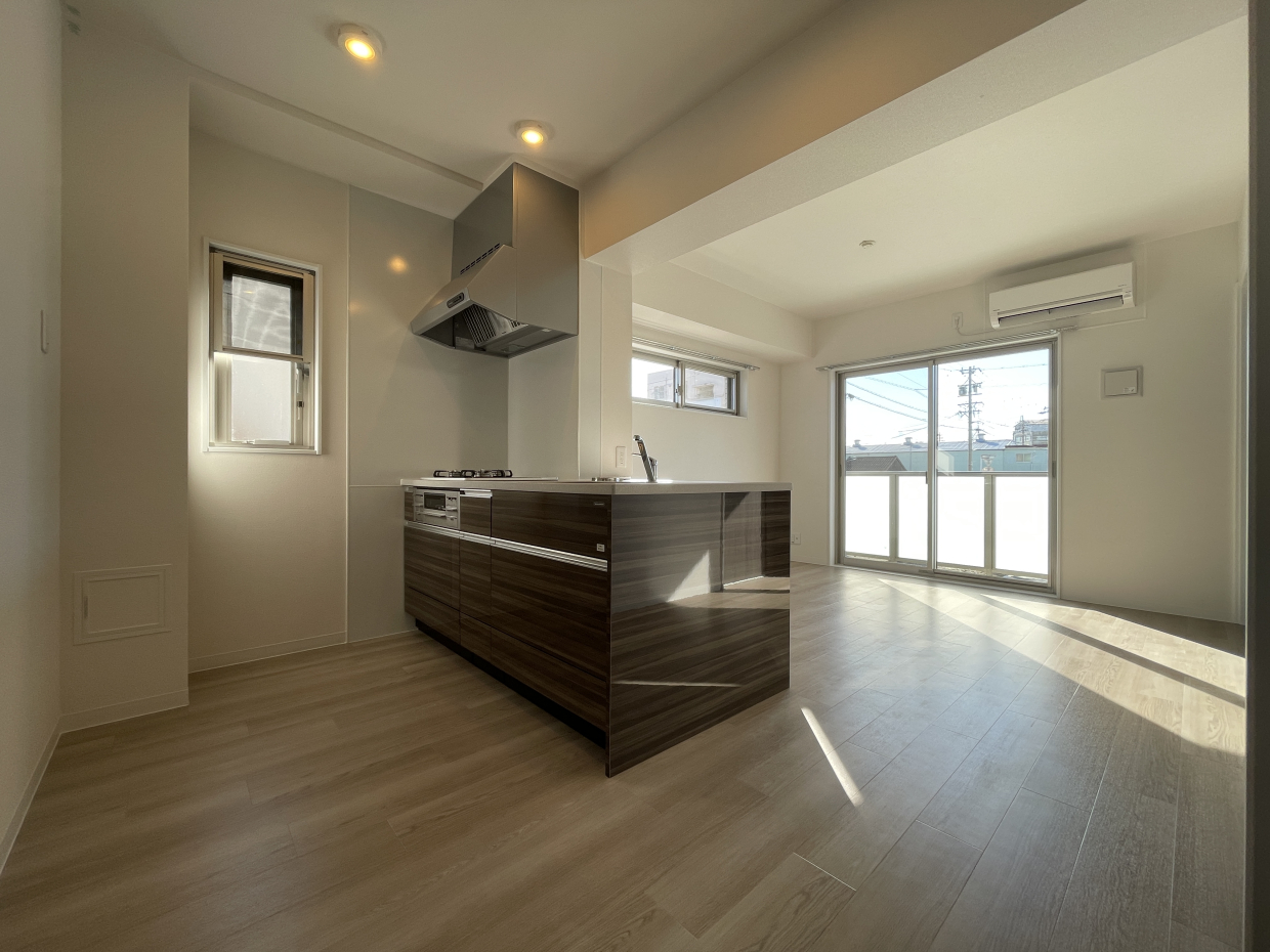 キッチンスペースも広め