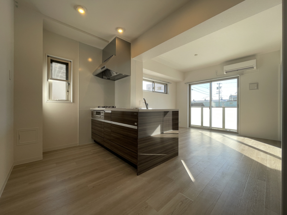 キッチンスペースも広め