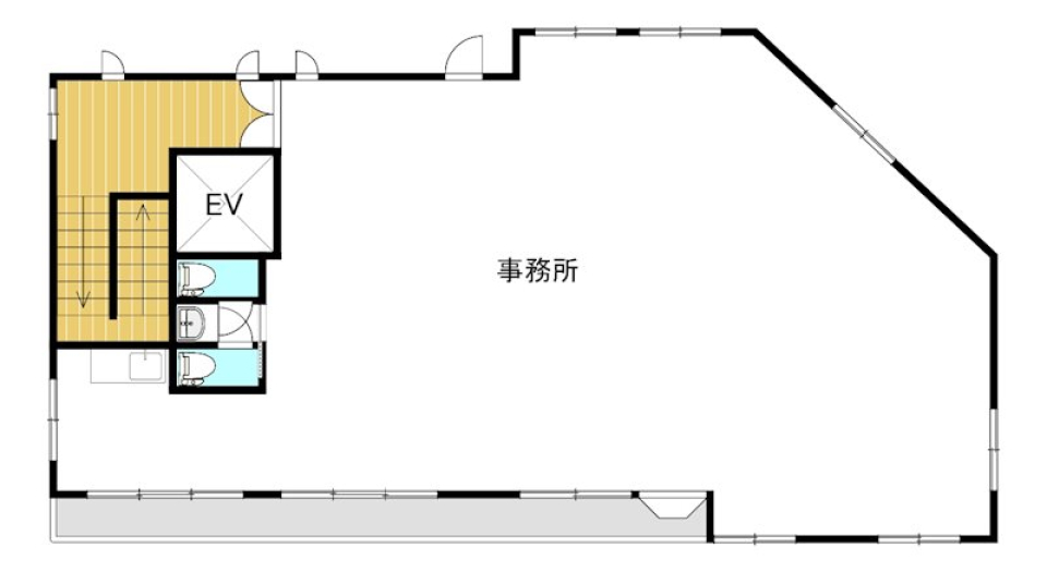 【店舗・事務所】実用性と広さの間取り図