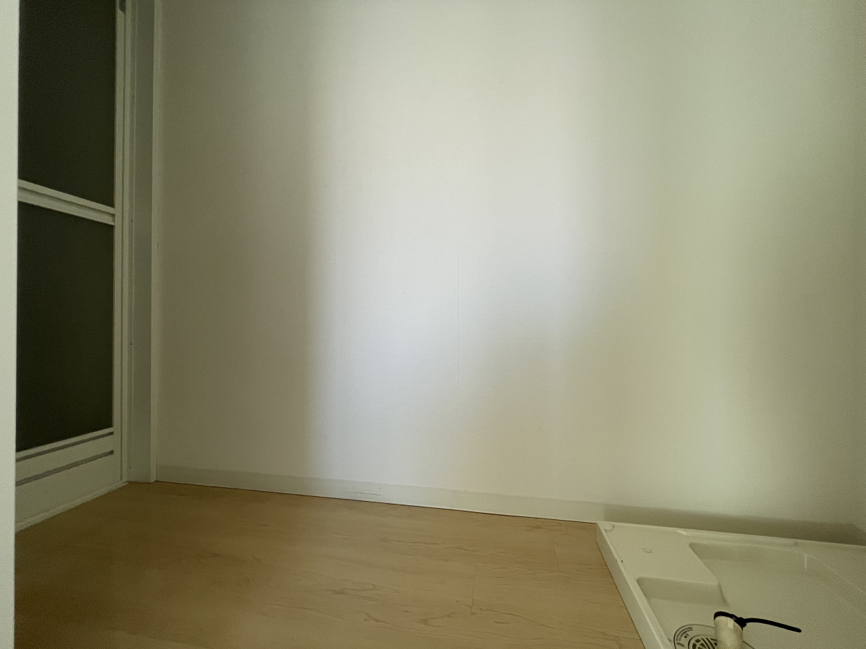 洗面脱衣所は少しコンパクト