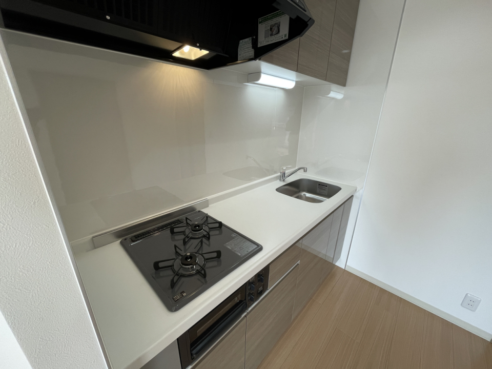 キッチンも新品です
