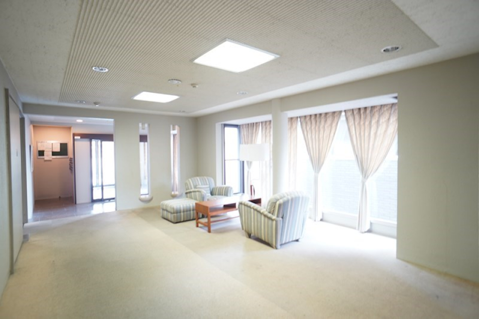 来客用ロビー完備！