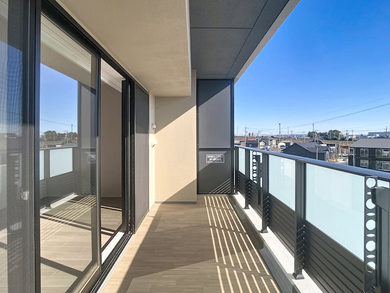 バルコニーがとにかく広い！