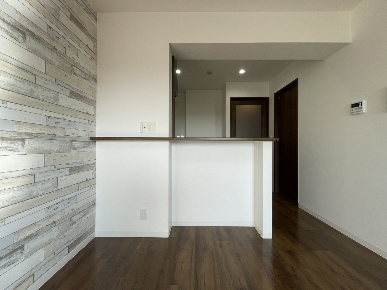 カウンター上にもコンセント