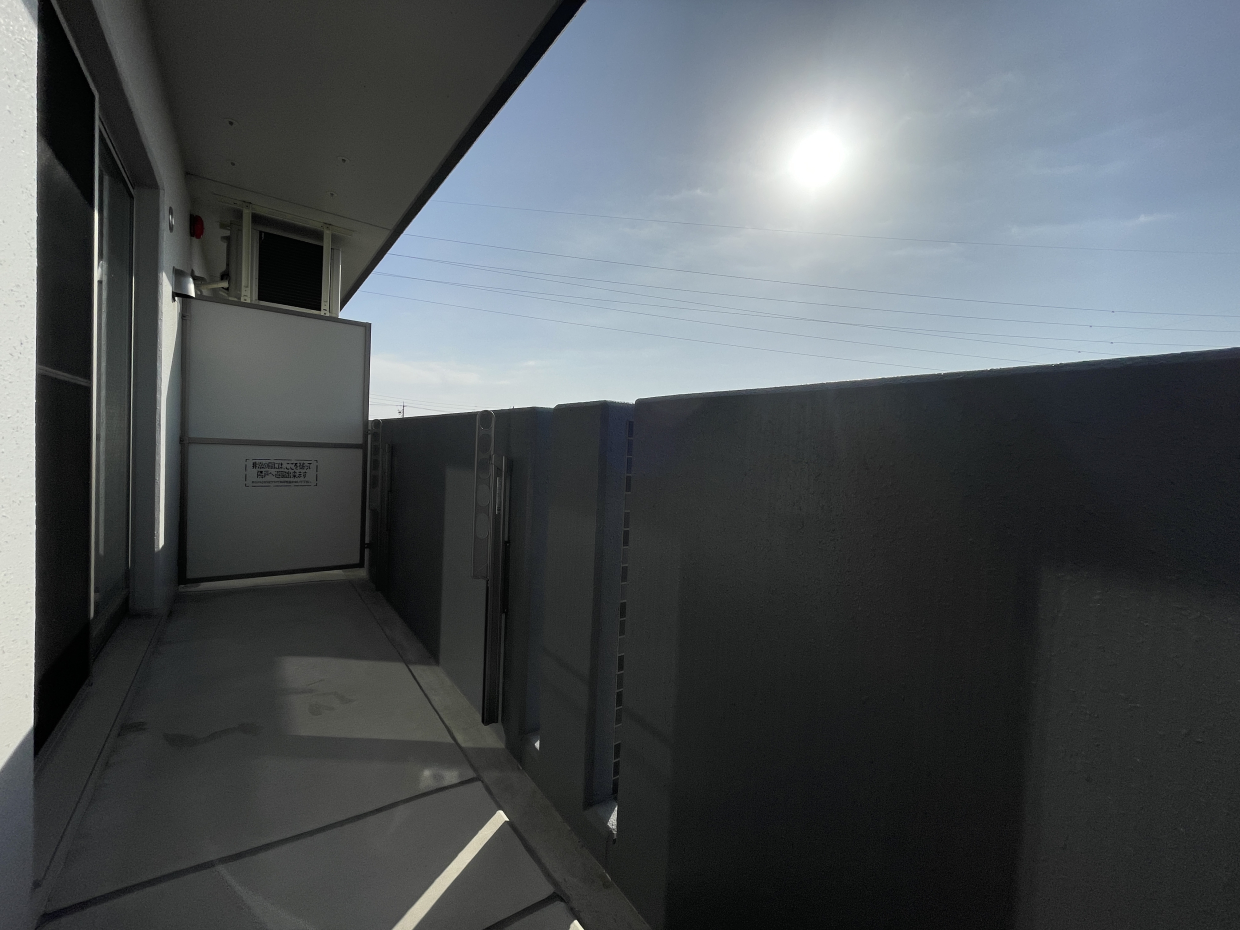 南向きバルコニー