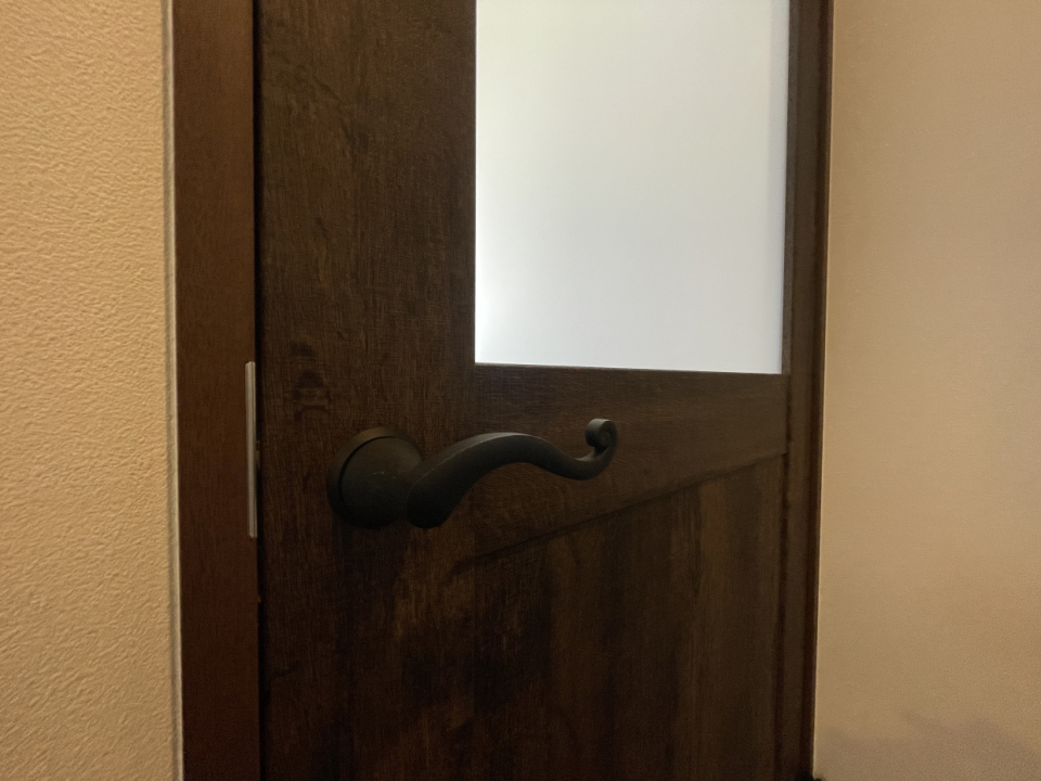 ハンドルにもこだわりを感じます