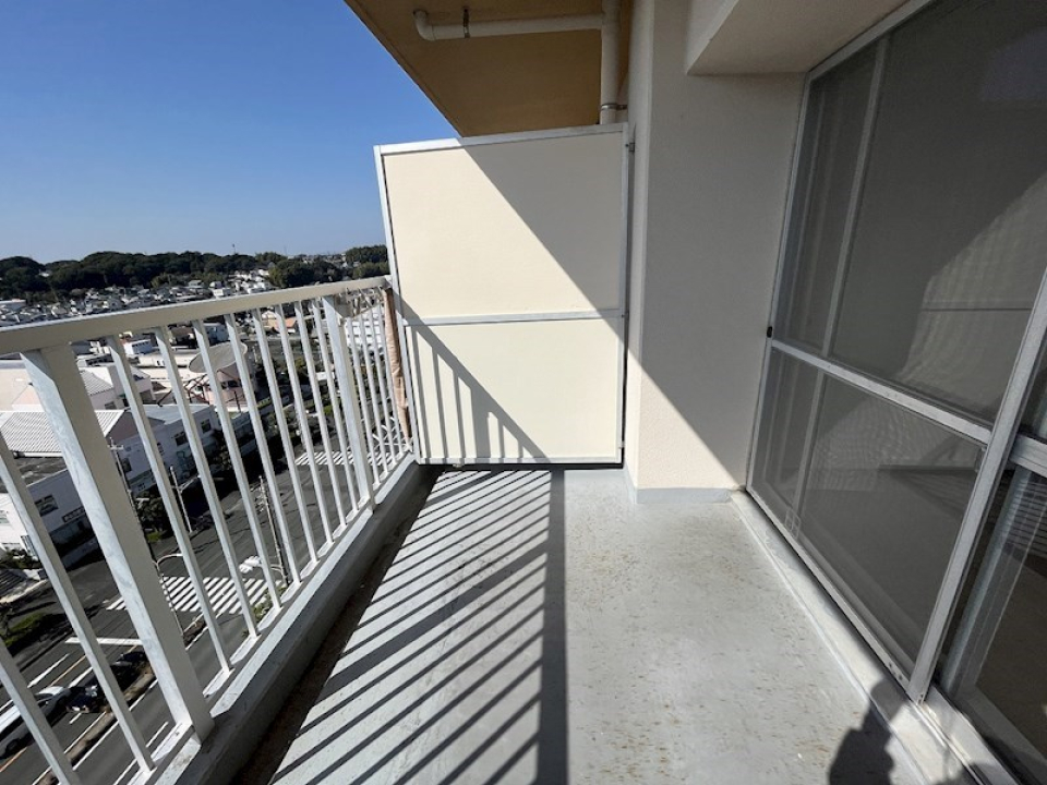 バルコニーが2箇所にあります