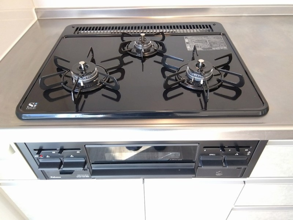 3口ガスコンロでお料理はかどる