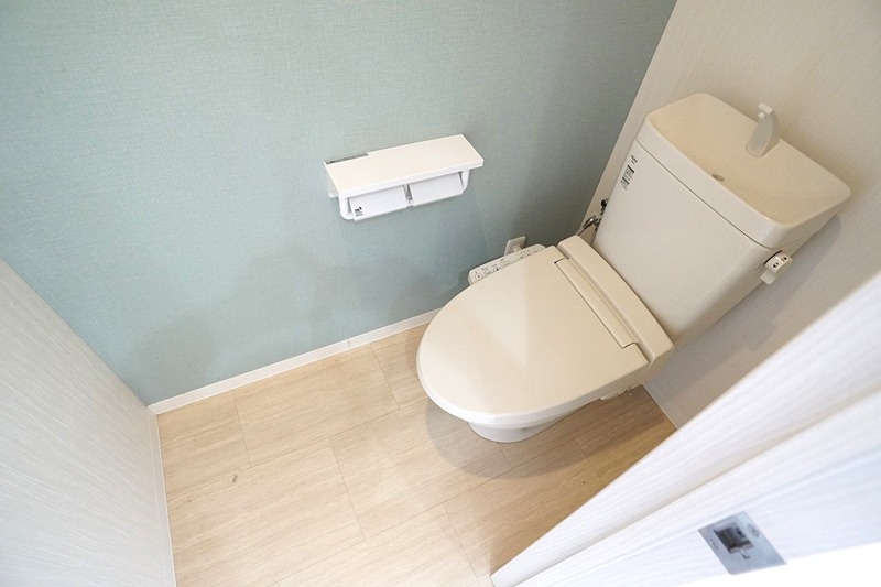 トイレは水色！こっちもかわいい！