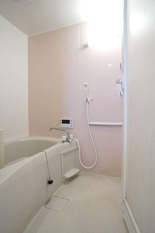 お風呂のピンクがかわいい！