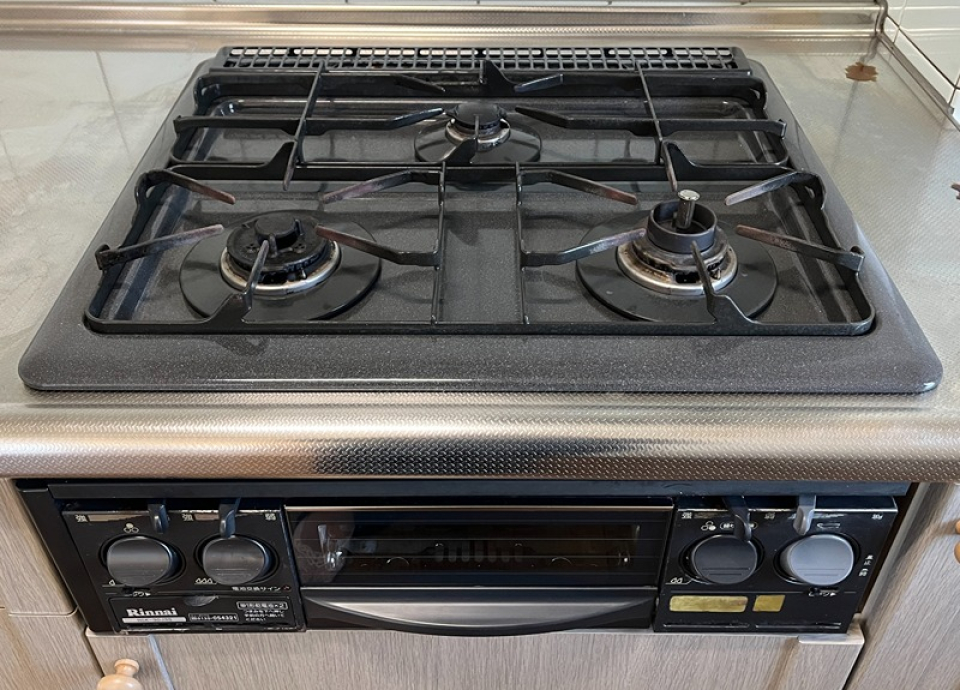 3口ガスコンロでお料理はかどる