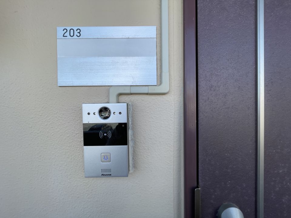 TVインターホン付き