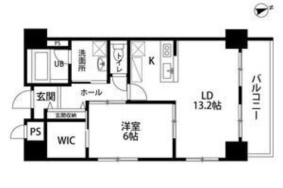癒しのホワイトタイムの間取り図