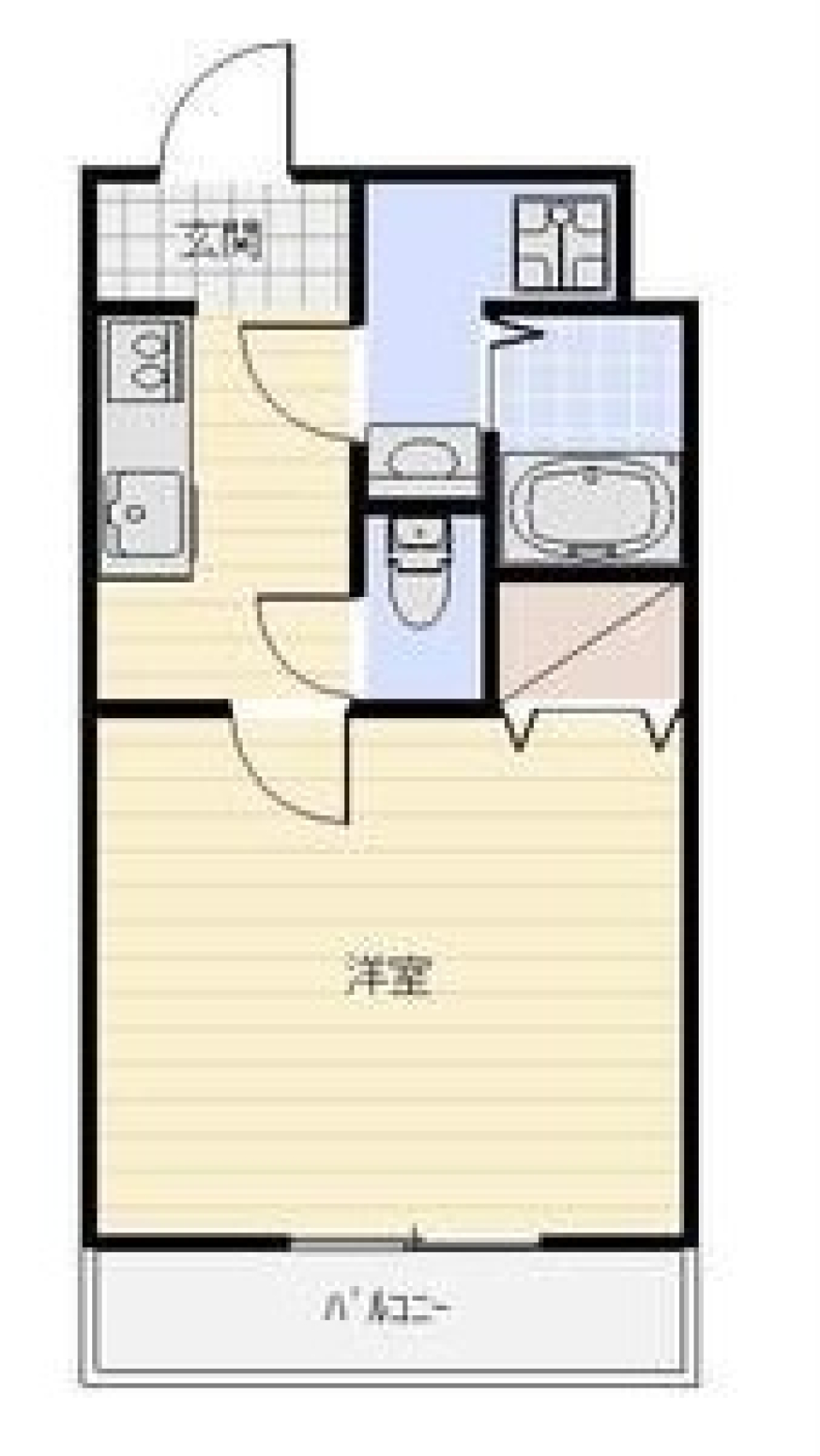 かわいいキッチンで煌めく新生活をの間取り図