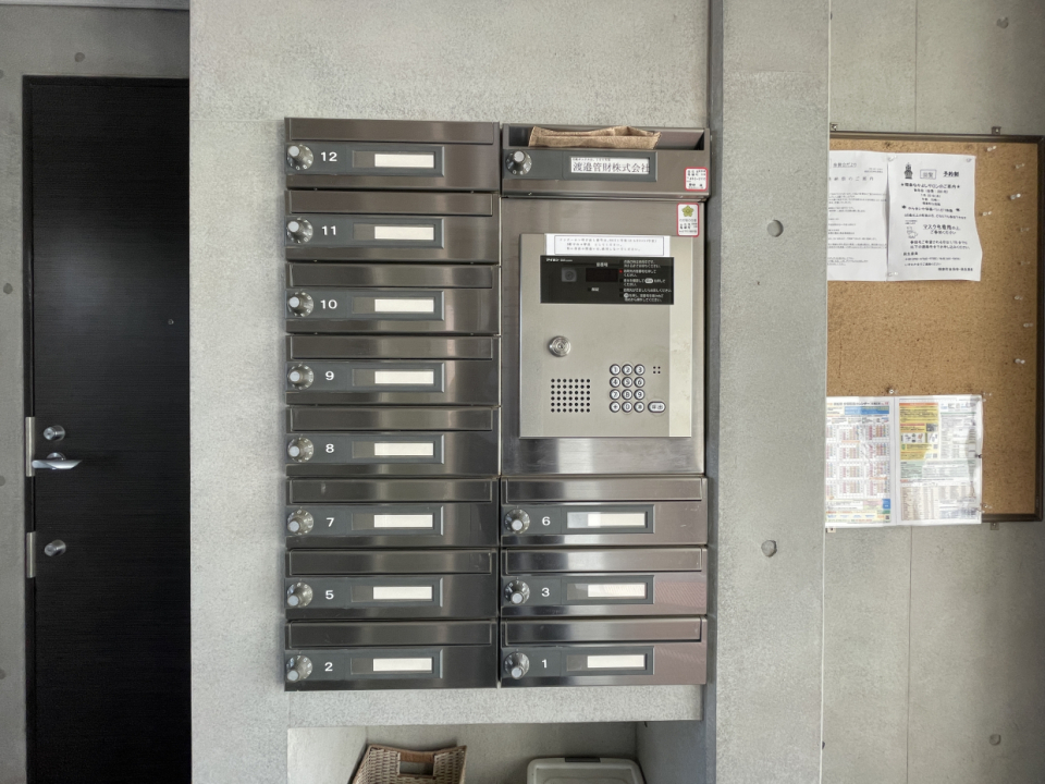 オートロック付きで安心ですね