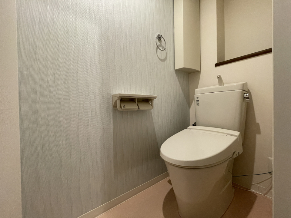 ちょこんとトイレがかわいい