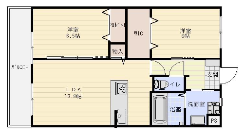 ゆとり郊外Lifeの間取り図