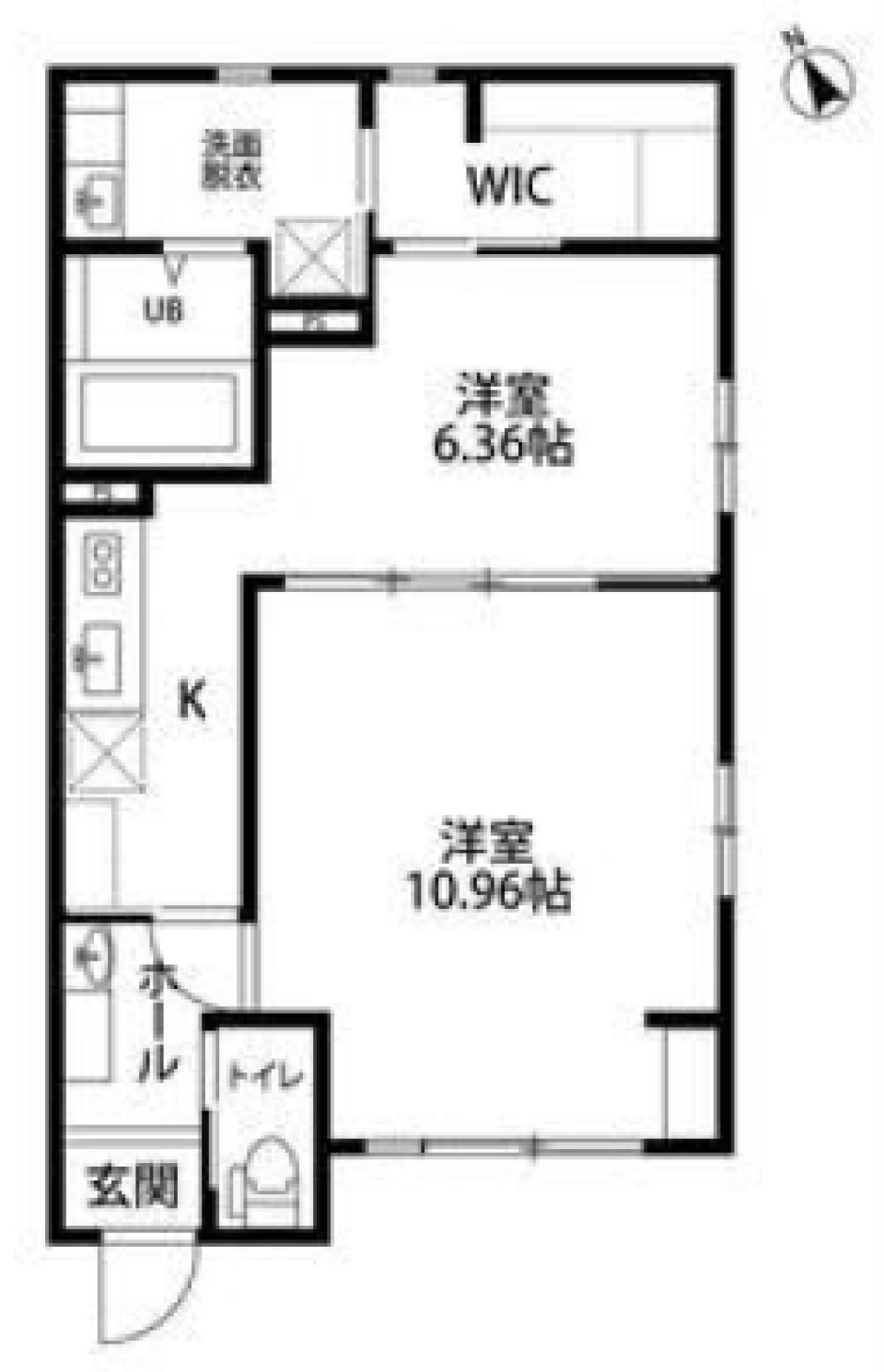 WICの枠を越える、絶妙な秘密基地。の間取り図