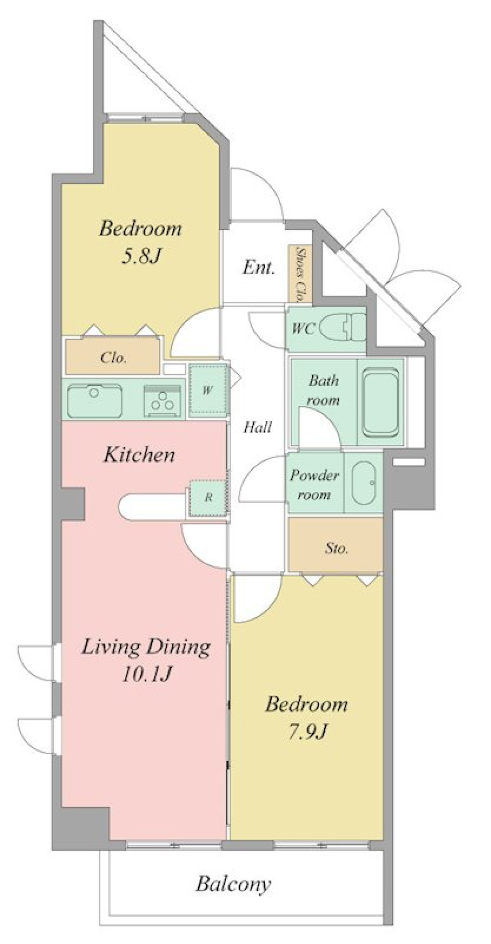 愛犬ととろける［ペット可］の間取り図