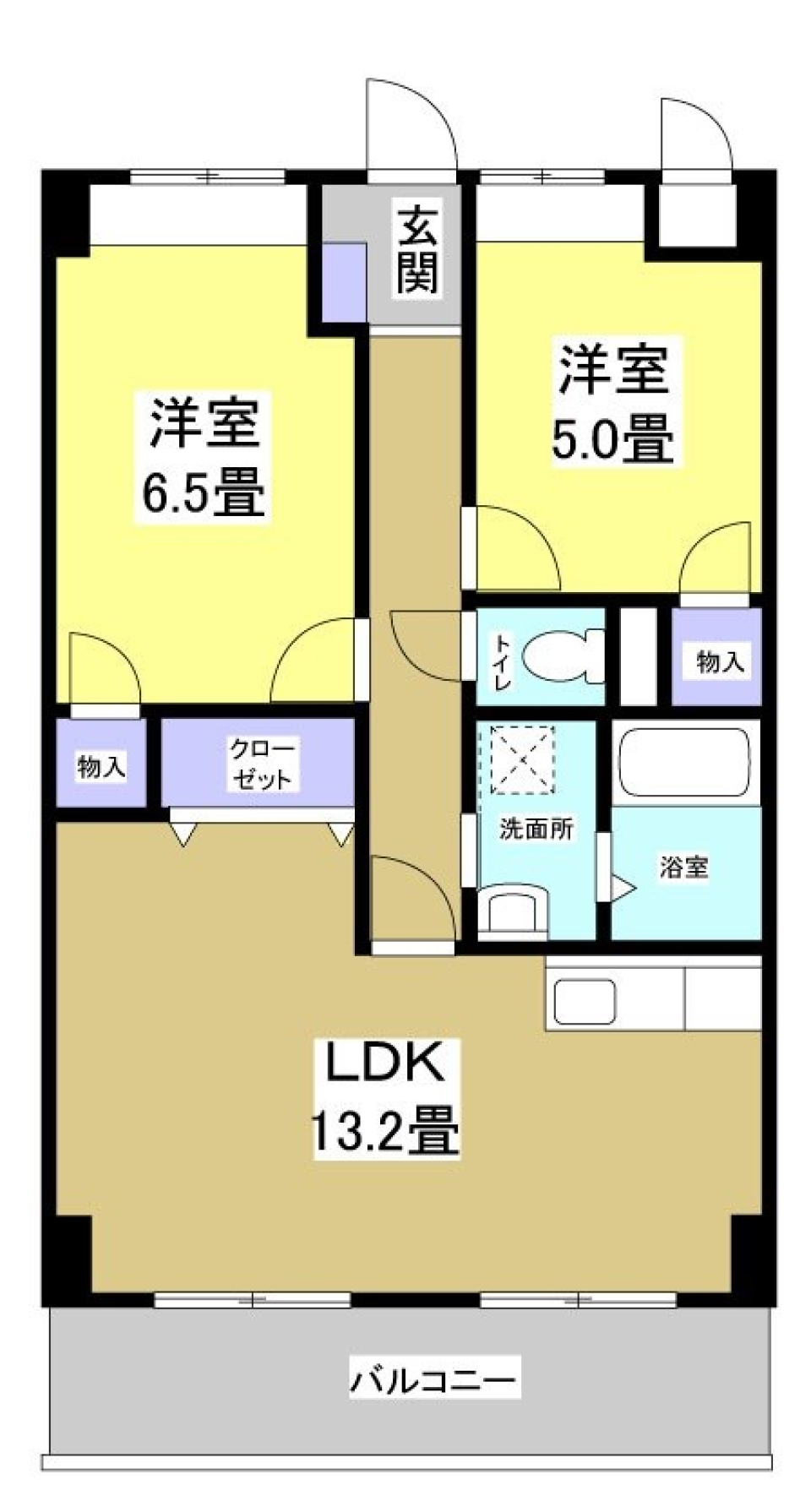 駅チカ。湖チカ。の間取り図