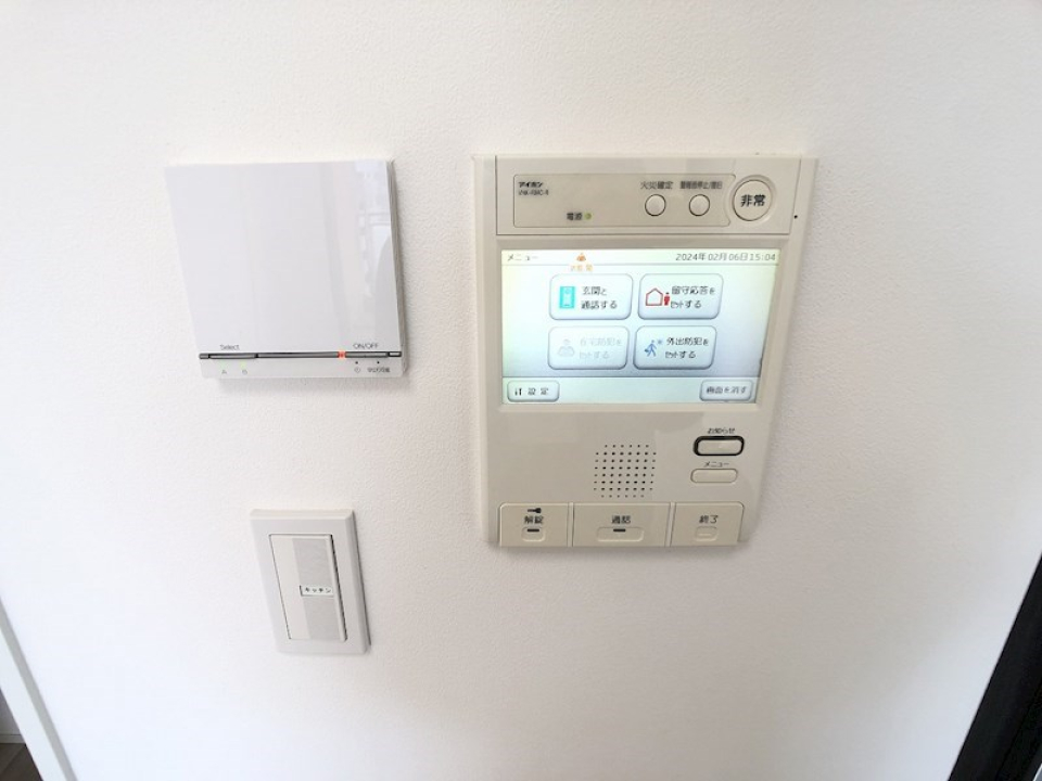 TVインターホンで安心ですね