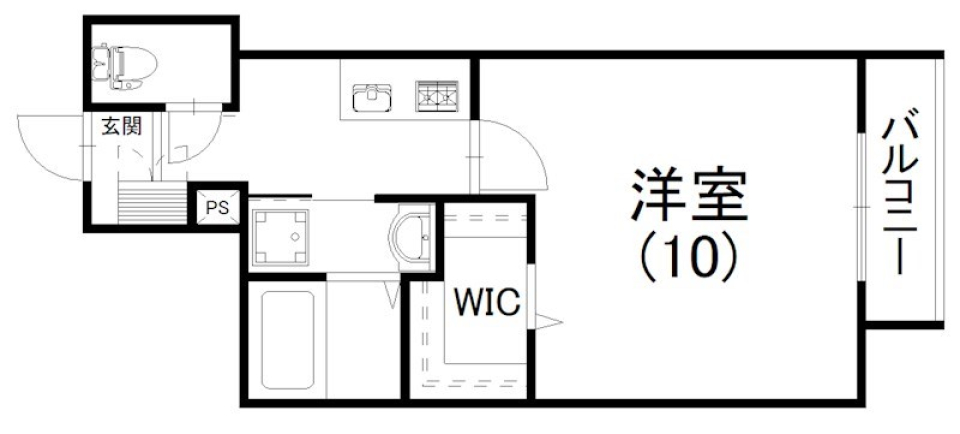 ほろほろホワイトラインの間取り図