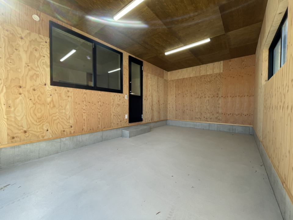 ガレージ入口は2,170㎜×2,520㎜(現地寸法済み)