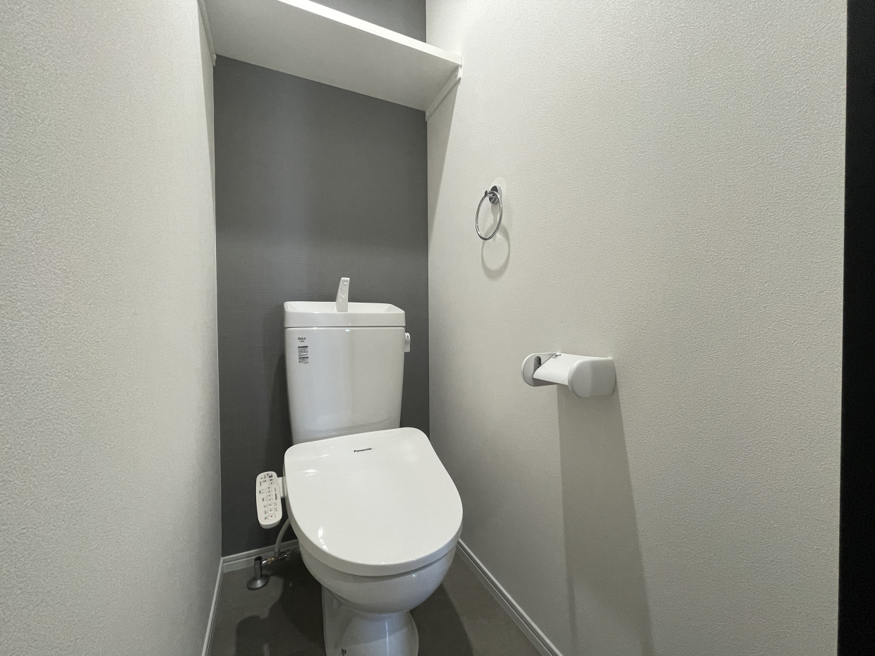 トイレは2階にあります