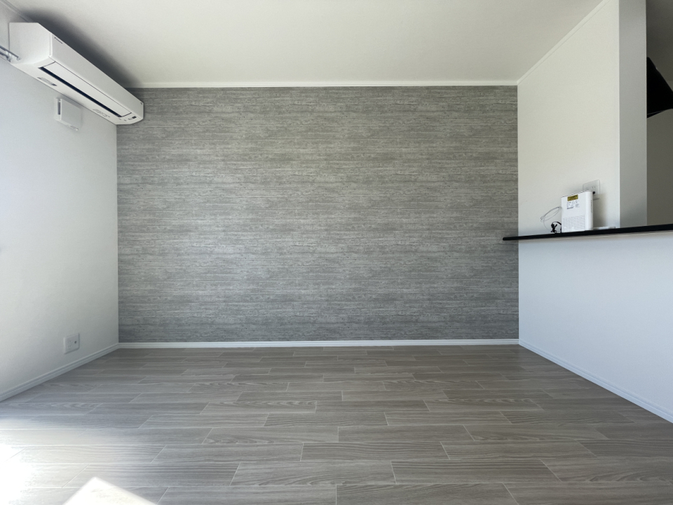 室内物干しがついているので雨の日でも安心