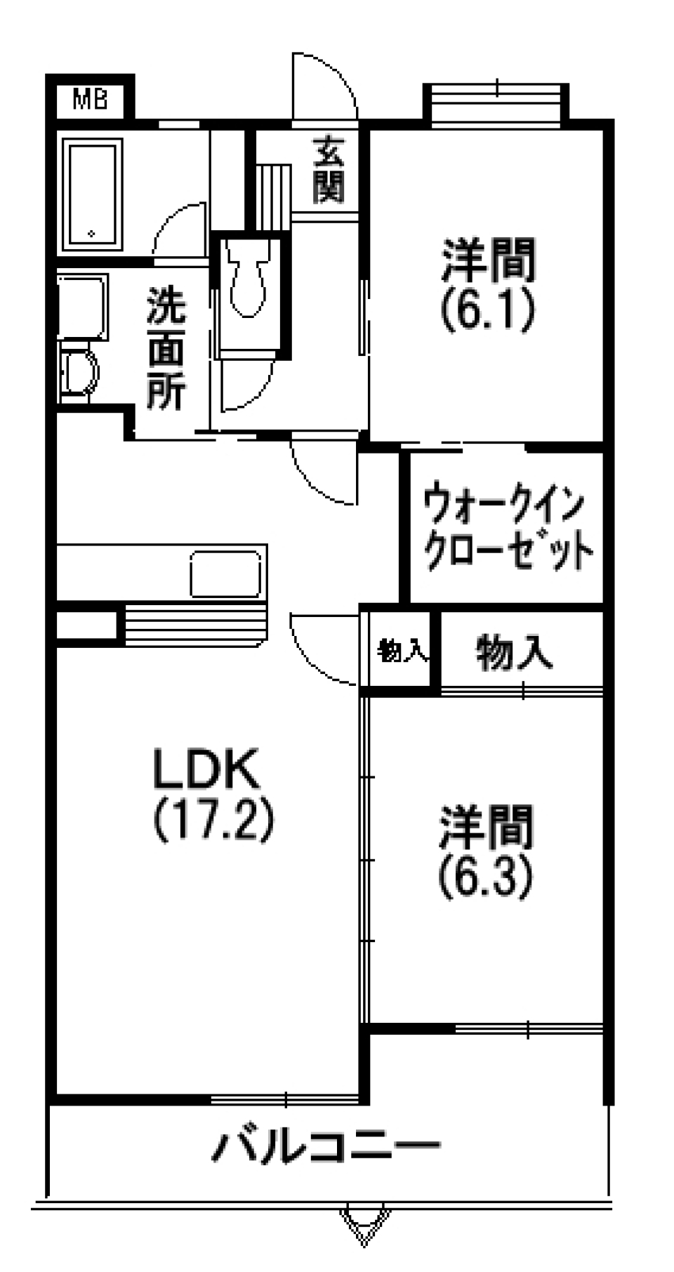 やさしい緑に包まれる時間の間取り図
