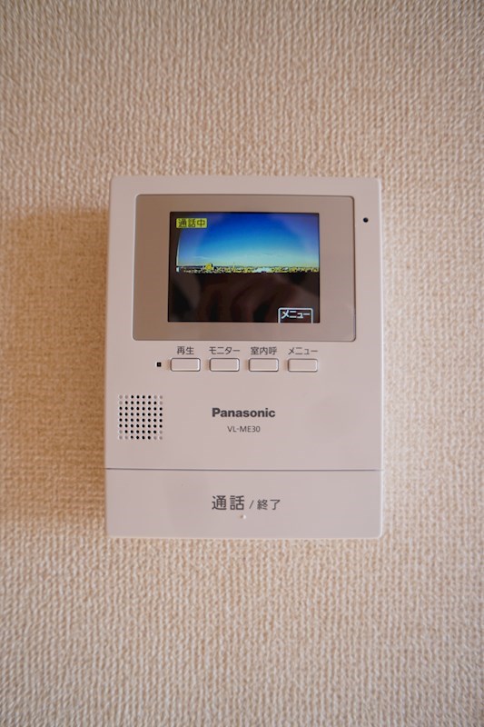 テレビインターホン付き
