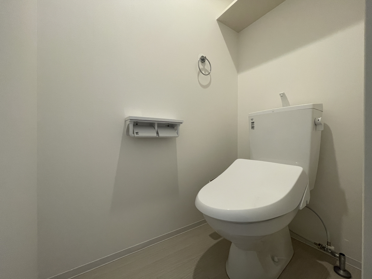 トイレも清潔感たっぷり