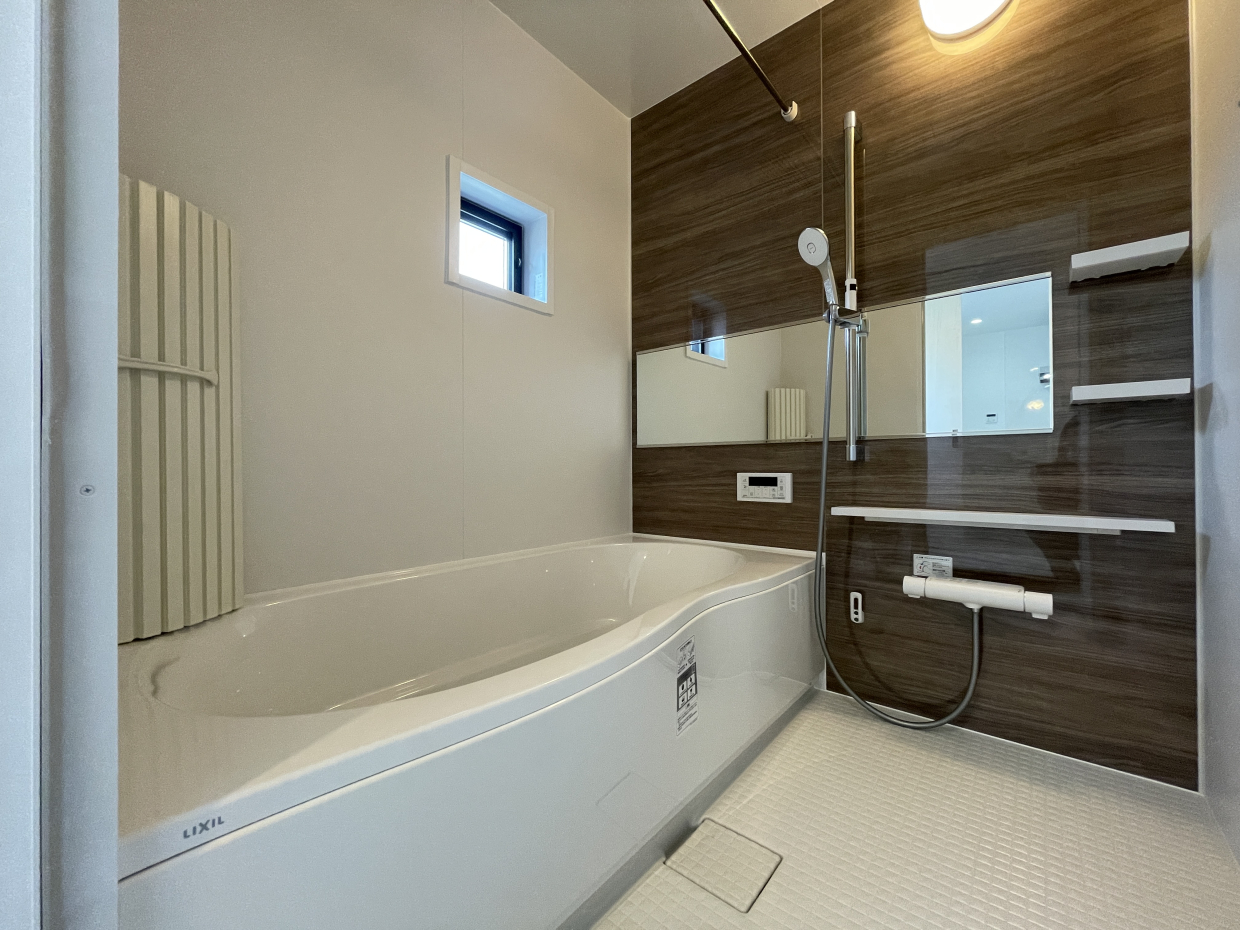 一坪風呂でゆったりバスタイム