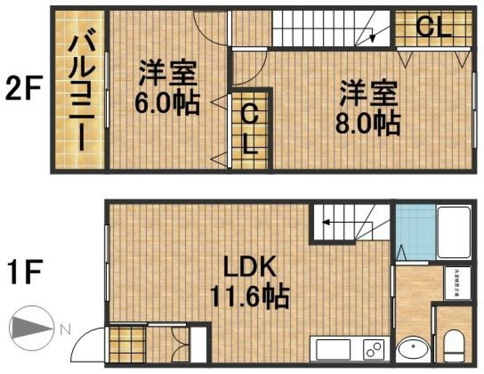 街の喧騒から少し離れた、ちょうどいい暮らしの間取り図