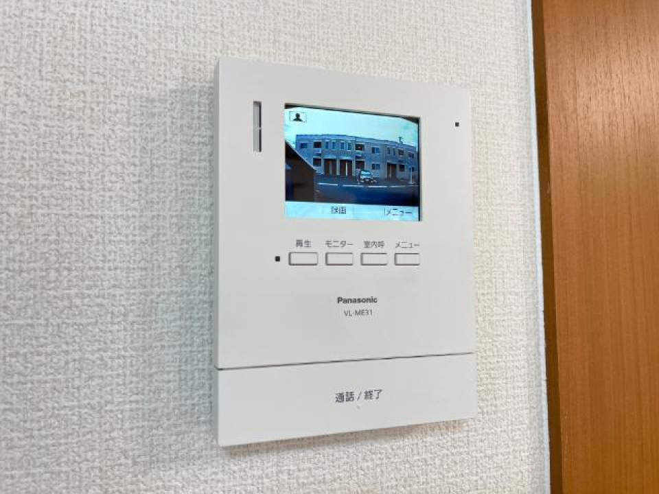 テレビインターホン付き