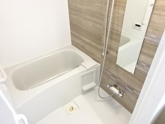 ウッド風の壁が可愛い