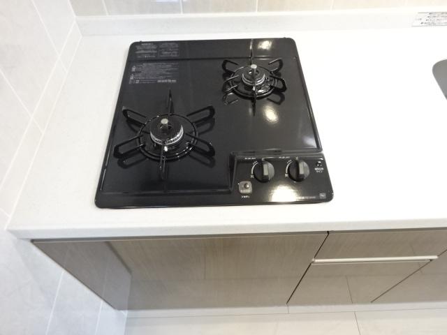 二口コンロ付き！