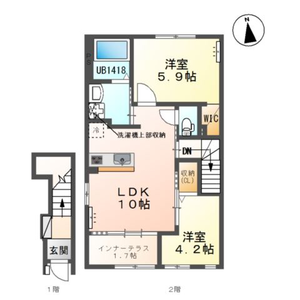 揺れに強く、安心に強くの間取り図
