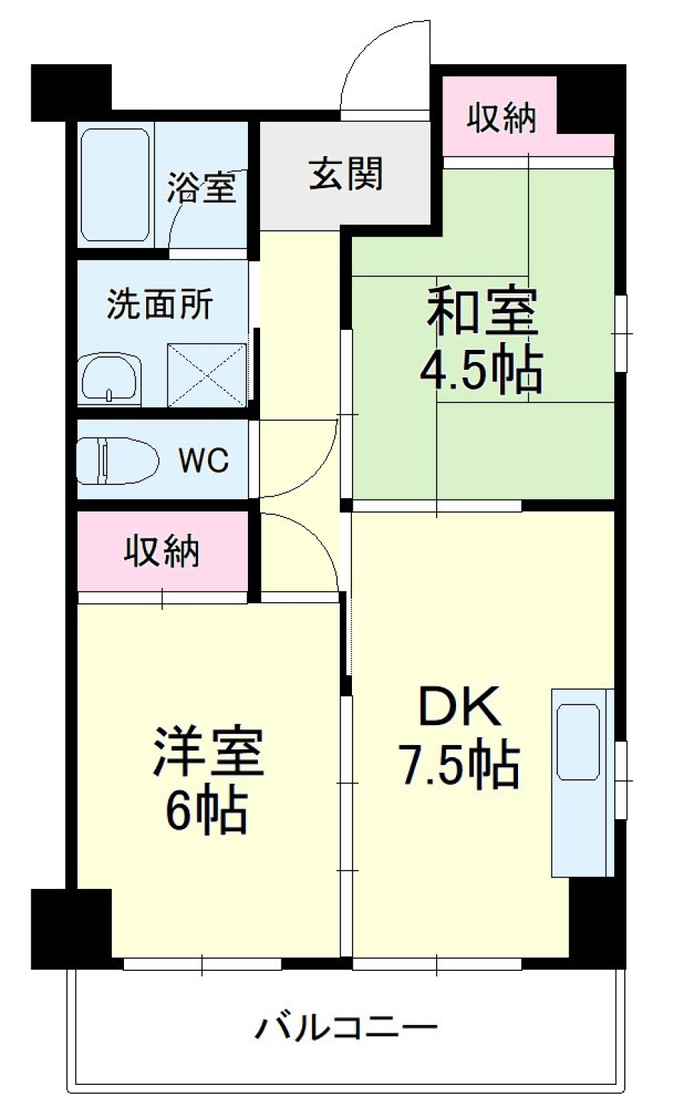 南国？和風？の間取り図