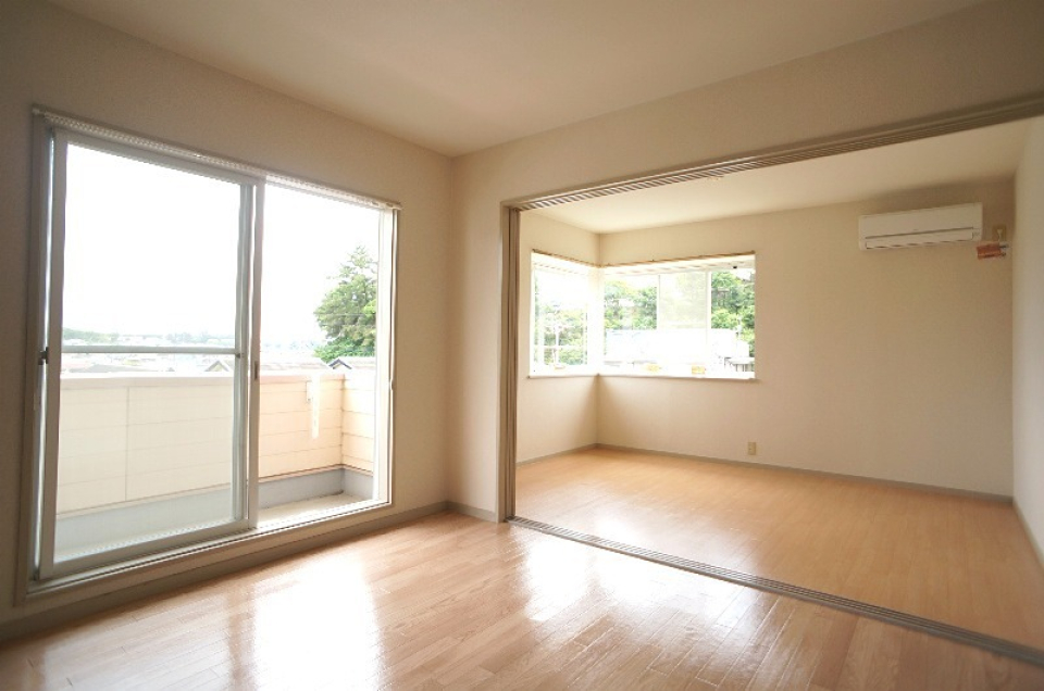 大きな窓で陽当たりgood！