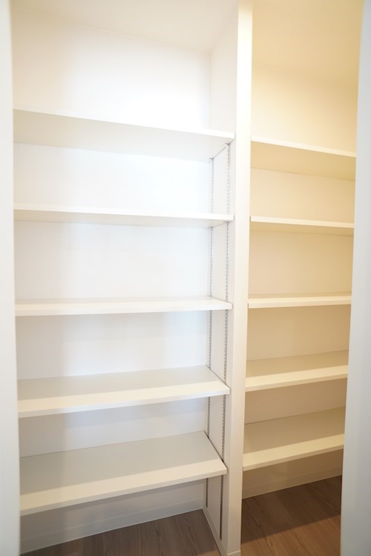 嬉しい仕切り付き収納