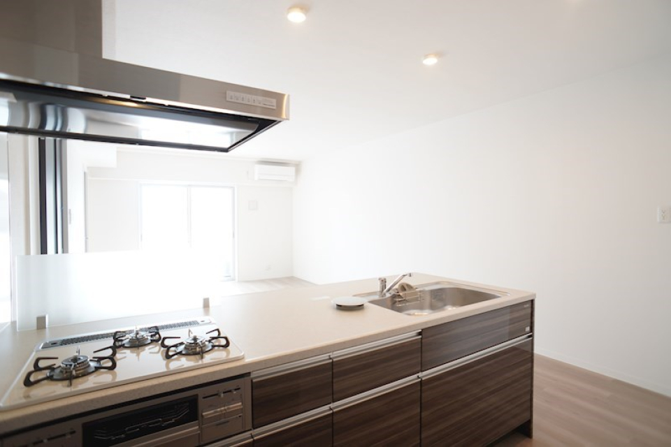 三口コンロでお料理も快適