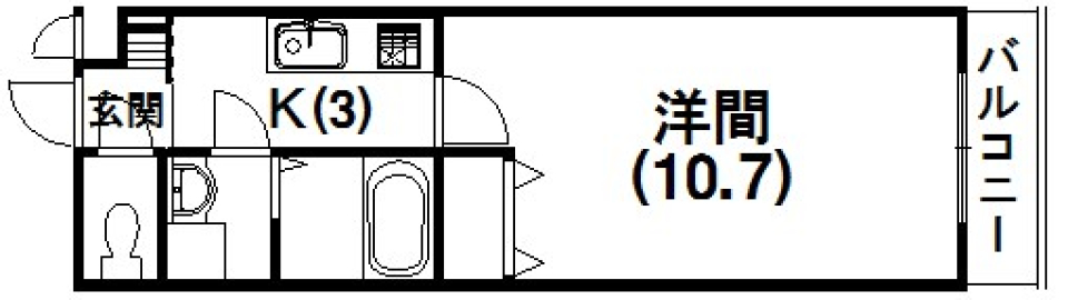 しましま。奥行きの魔法。の間取り図