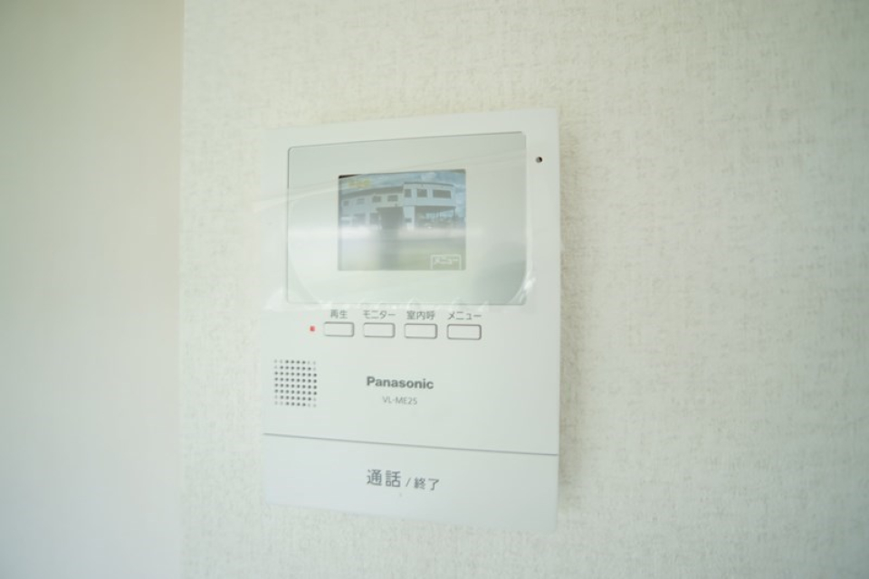 テレビインターホン付きで安心