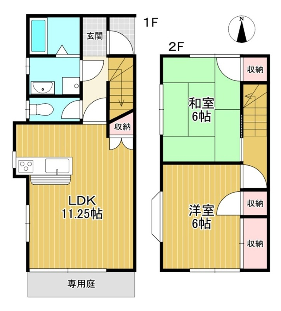 どこか懐かしい「和」の安らぎの間取り図