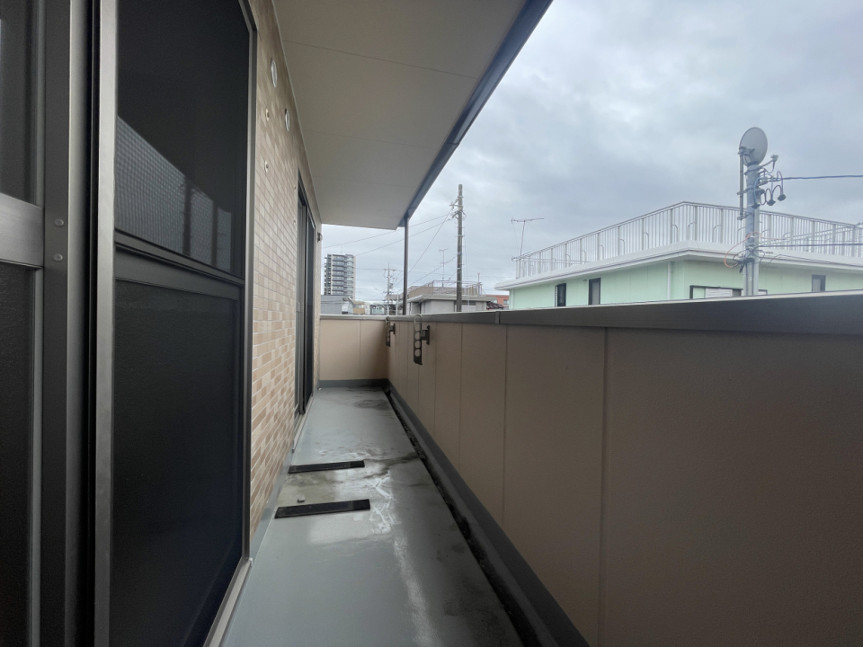 南面バルコニーです